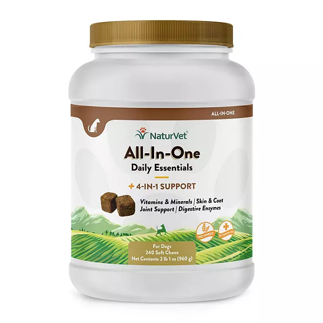 NaturVet All-in-One Dog Supplement Soft Chews