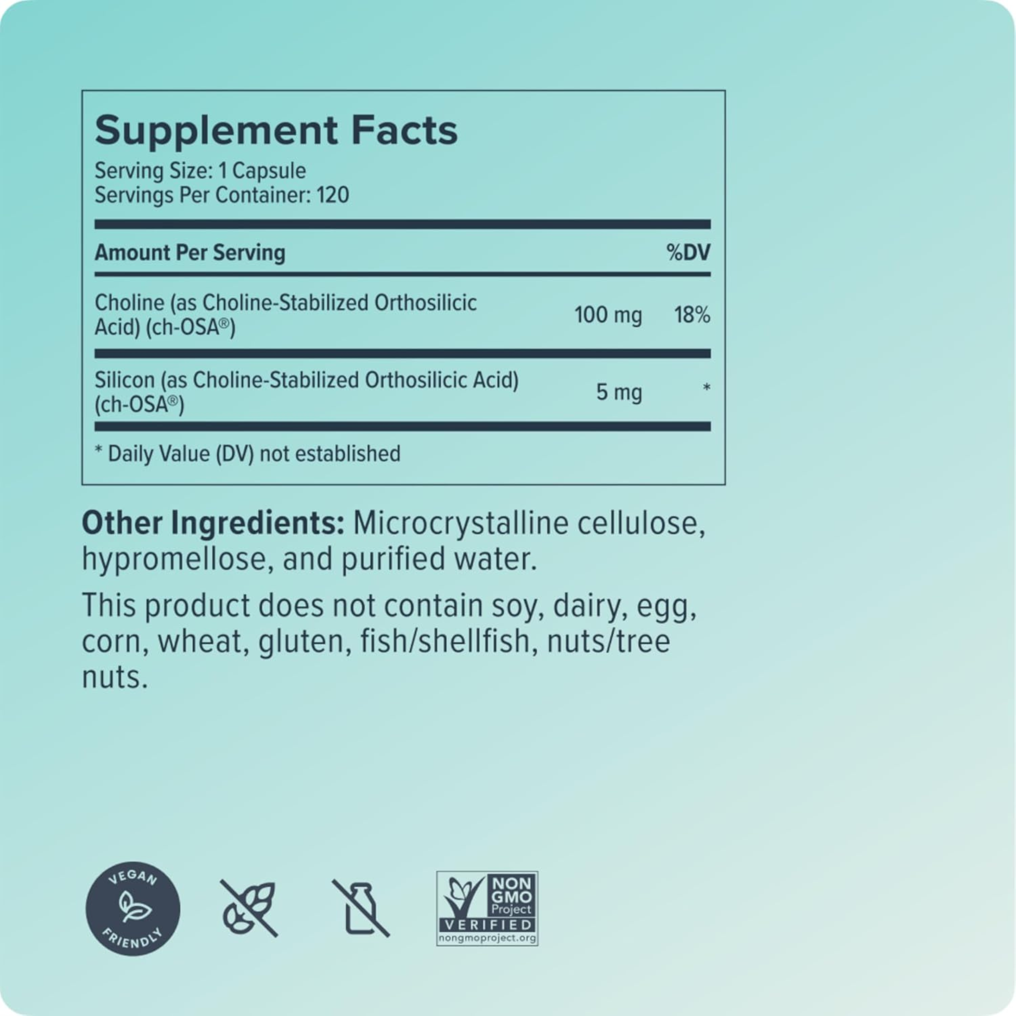 Biosil Collagen Booster – 120 Capsules – Patented ch-OSA for Skin, Hair, Nails & Joints – Supports Natural Collagen, Keratin & Elastin – Vegan & Non-GMO