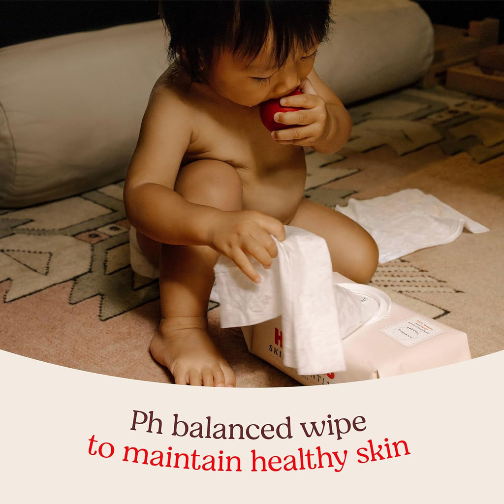 Huggies Skin Essentials Baby Wipes - Hypoallergenic, 99% Water | 336 Wipes (6 Flip Top Packs)