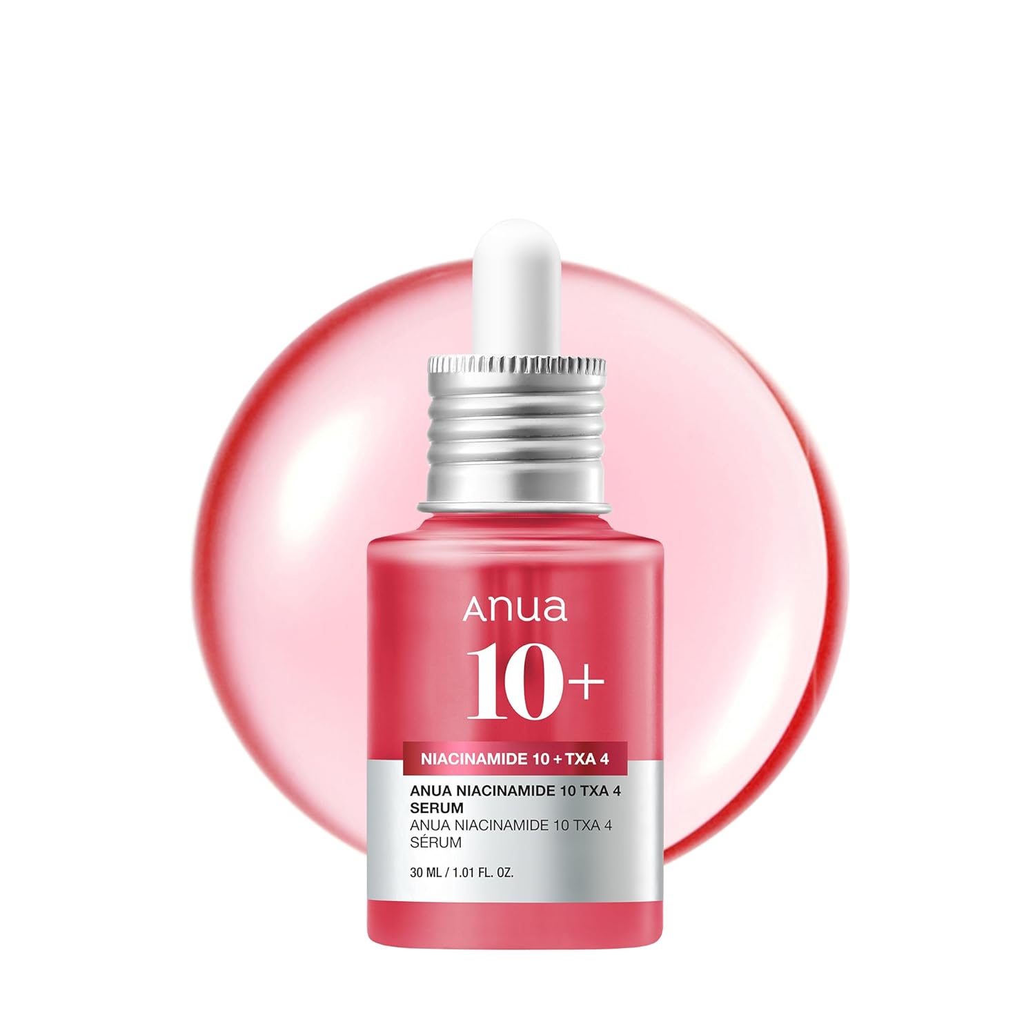 Anua 10% Niacinamide + 4% Tranexamic Acid Serum – Korean Glass Skin Care Solution (30ml)
