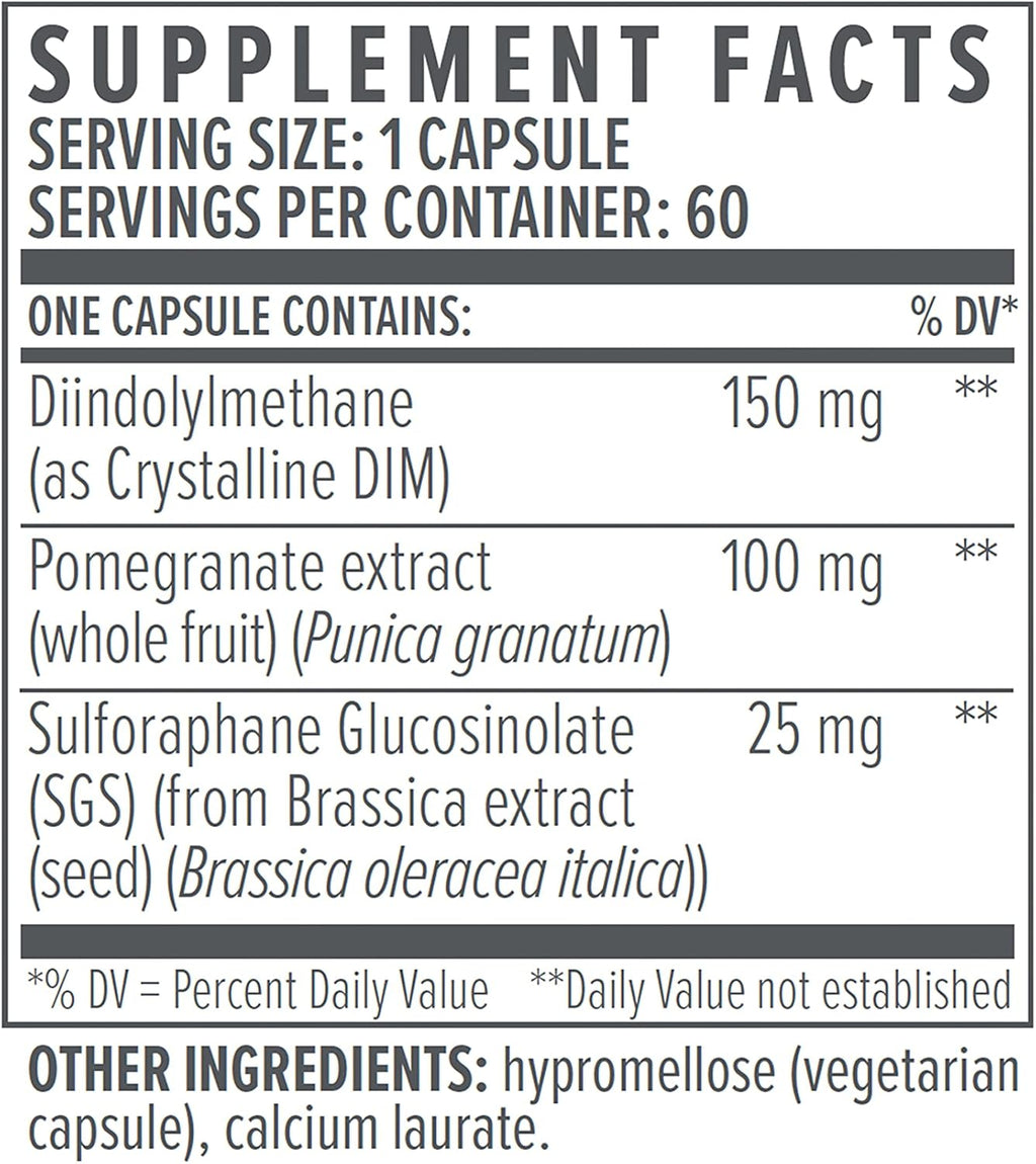 BioTE Nutraceuticals DIM SGS+ – Hormone Balance & Detox Support | 60 Capsules