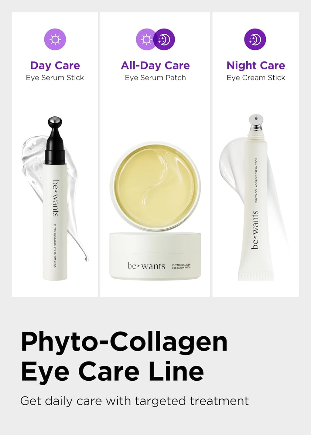 Bewants Eye Roller with Serum – Bamboo Water Phyto Collagen