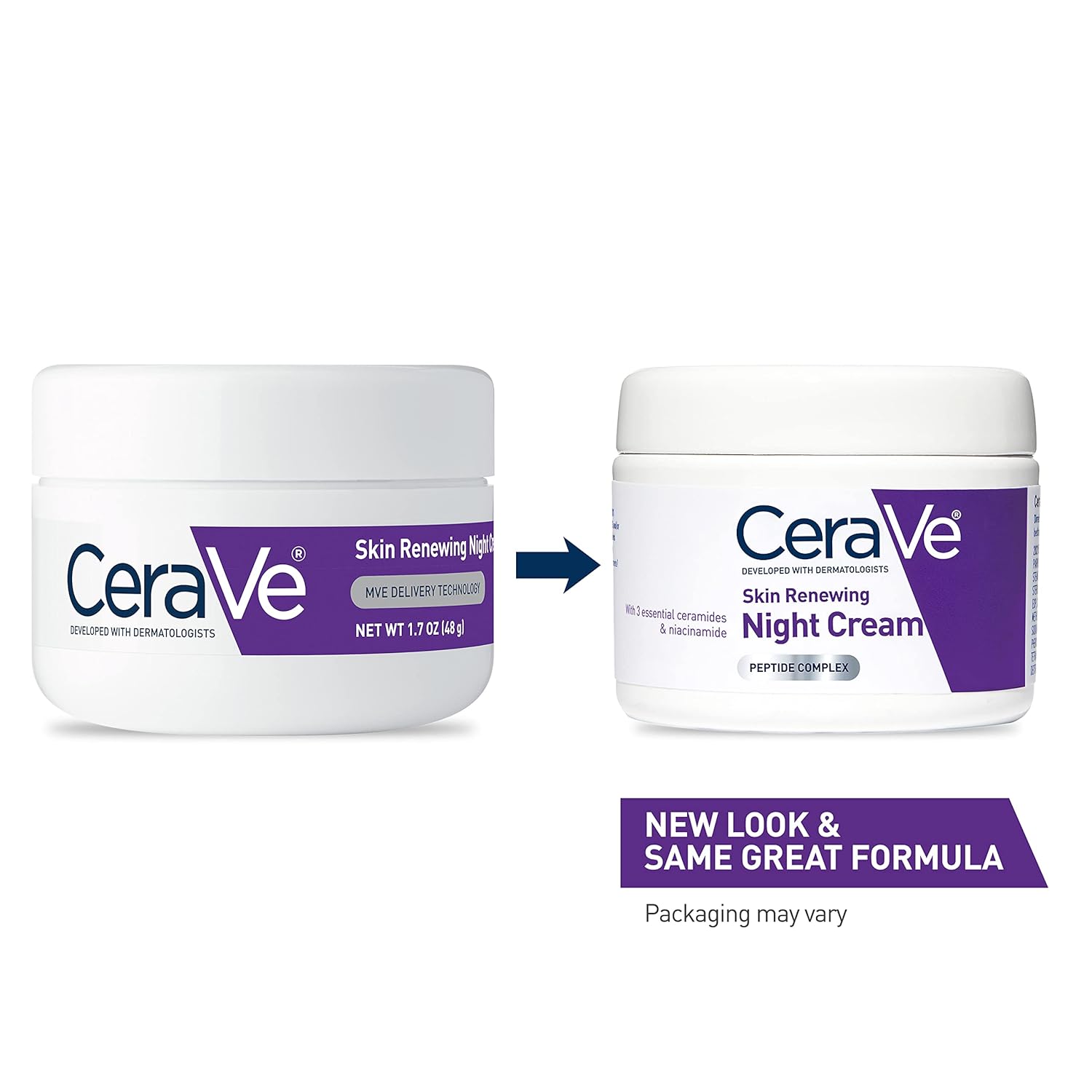 CeraVe Skin Renewing Night Cream | Hydrating &amp; Anti-Aging Moisturizer