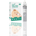 GROWNSY Baby Nasal Aspirator – Electric Nose Sucker with Adjustable Suction, Music & Light, 3 Silicone Tips, USB-C Rechargeable for Newborn Essentials