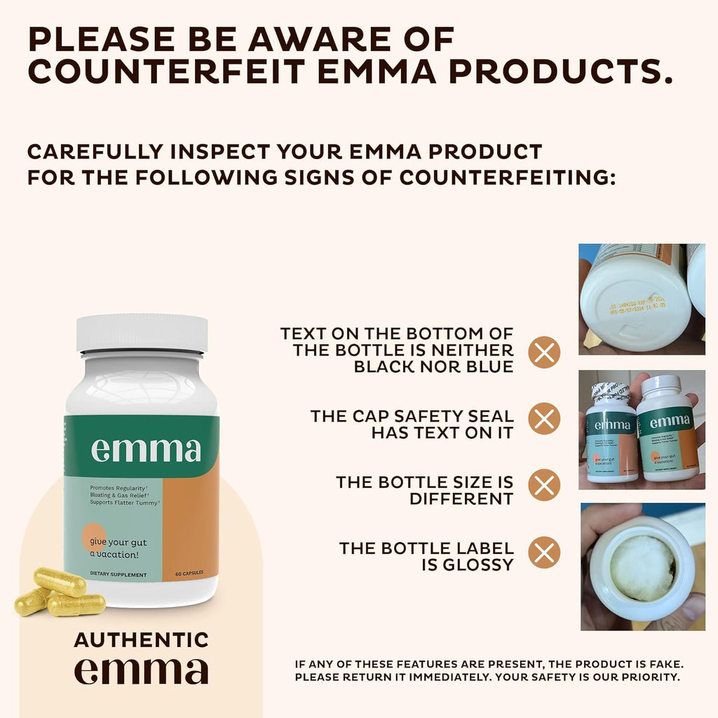 Emma Gut Health Doctors-Endorsed Supplement – 4-pack.