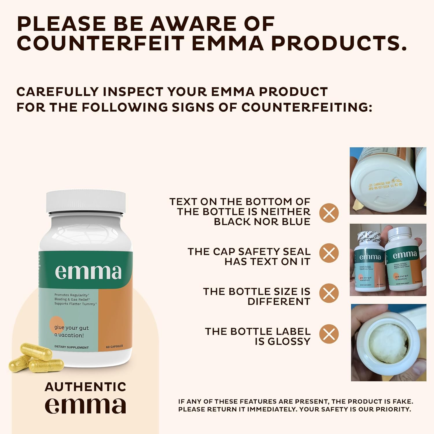 Emma Gut Health Doctors-Endorsed Supplement – 4-pack.