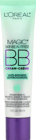 L'Oréal Paris Magic Skin Beautifier BB Cream Tinted Moisturizer, Anti-Redness, 1 Fl Oz