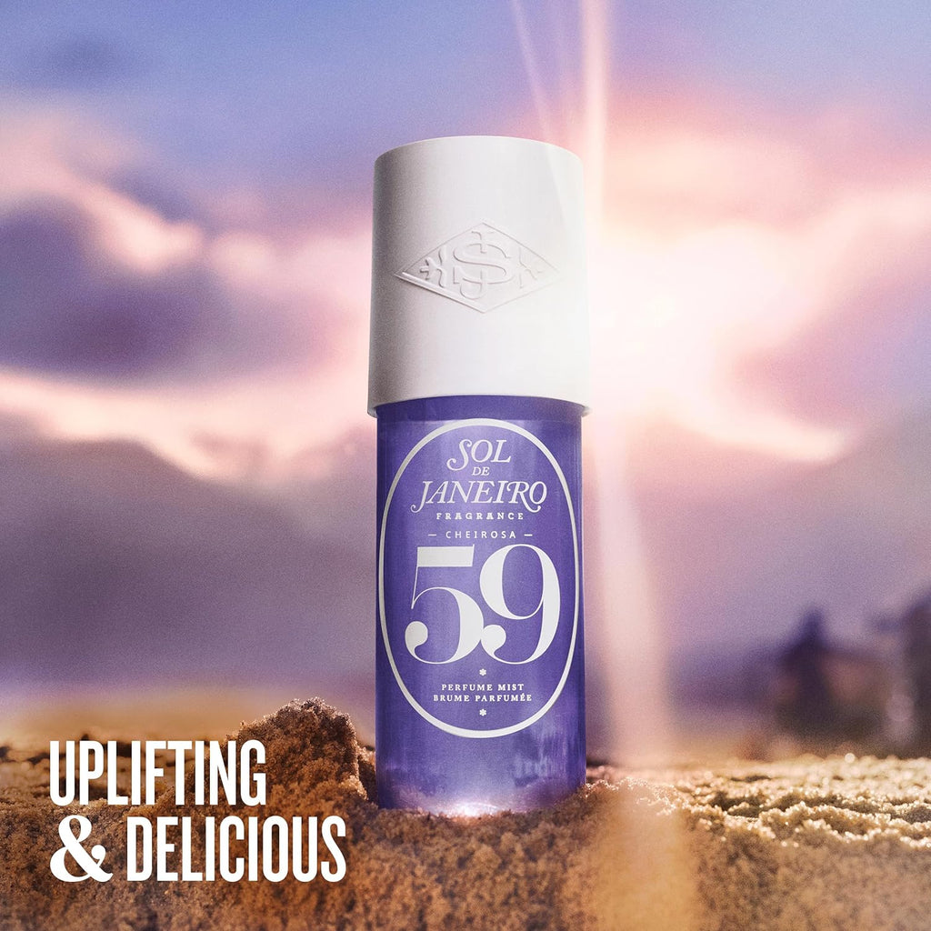 Sol de Janeiro Hair &amp; Body Fragrance Mist - Travel Size 90mL | Woody Gourmand Perfume with Vanilla Orchid &amp; Sandalwood