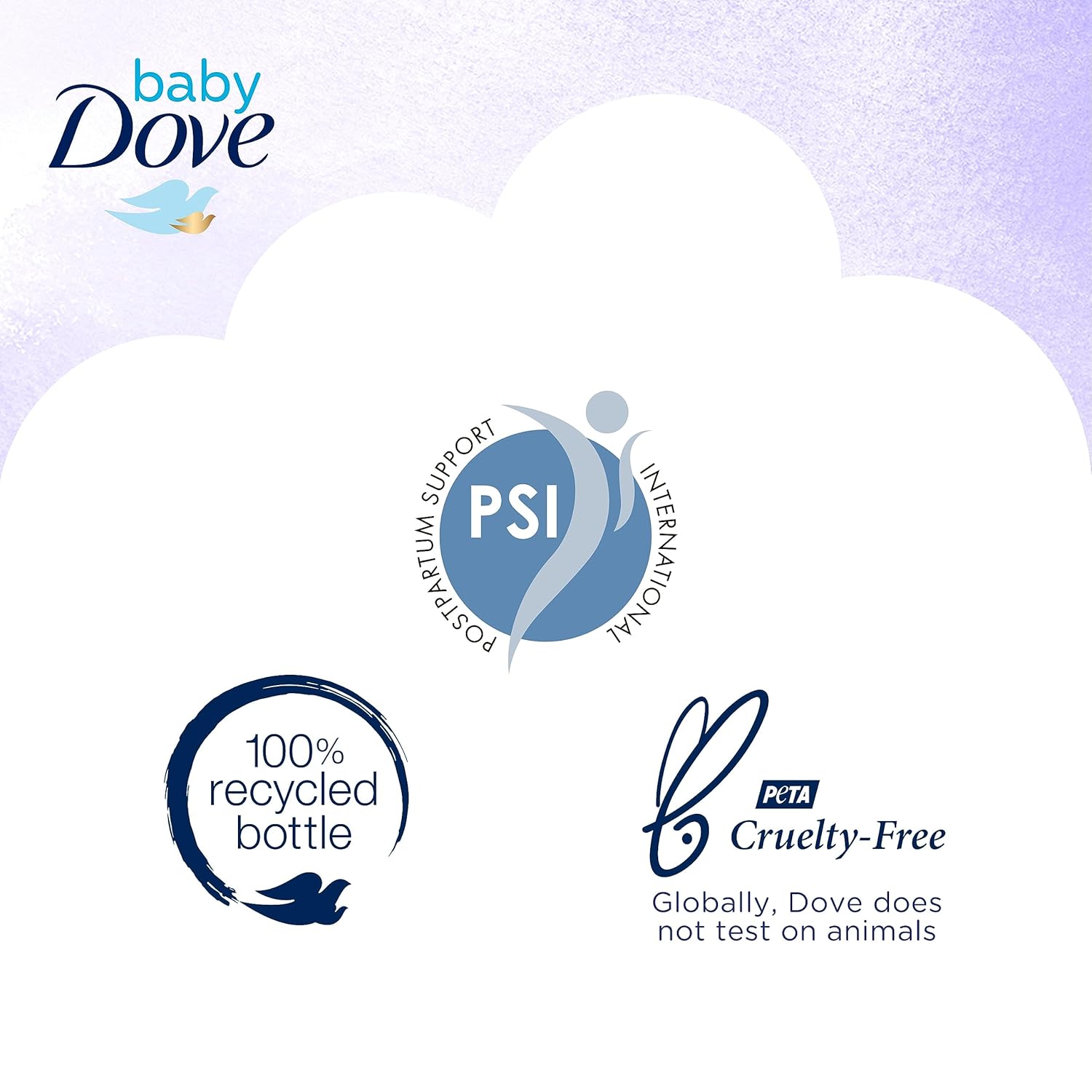 Baby Dove Calming Moisture Hypoallergenic Baby Wash with Chamomile – Tear-Free, Gentle Baby Bath for Soft, Nourished Skin – 13 oz.