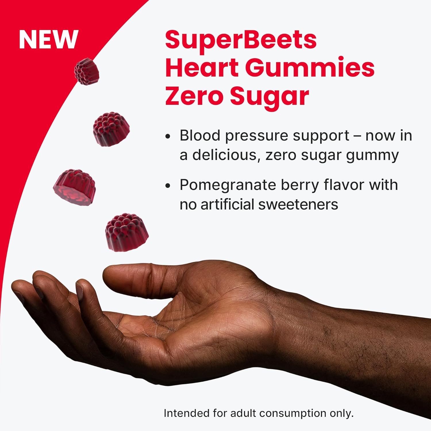 HumanN SuperBeets Heart Gummies 3-Pack –60 Gummies Each