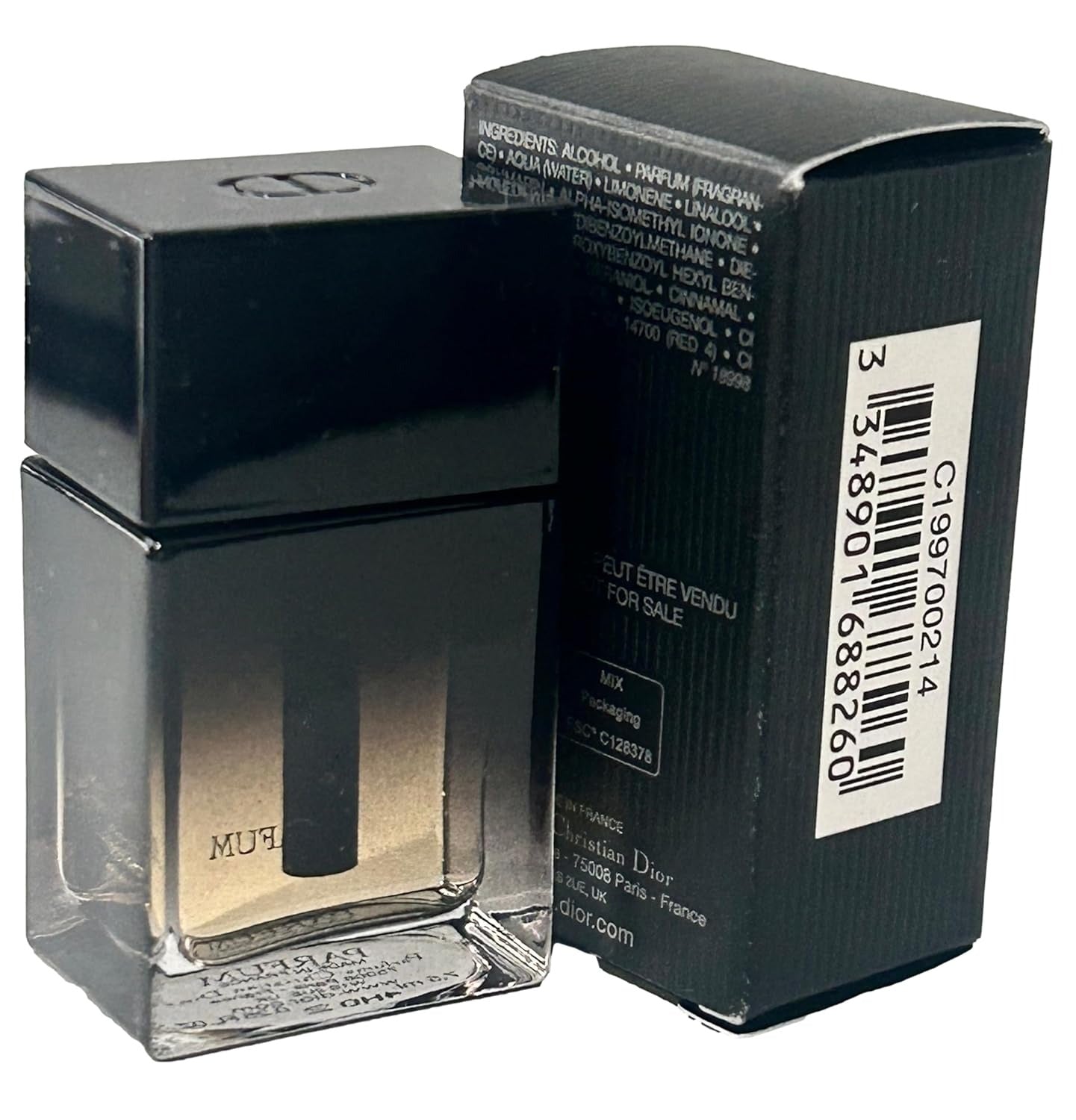 Dior Homme Intense Eau De Parfum Spray 3.4 oz / 100ml – Woody Iris Men’s Cologne, Long-Lasting Luxury Fragrance