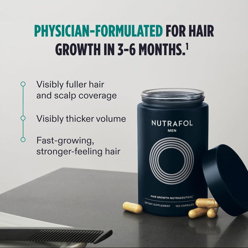 Nutrafol Men’s Hair Growth Supplement – 2 Pack (2-Month Supply)