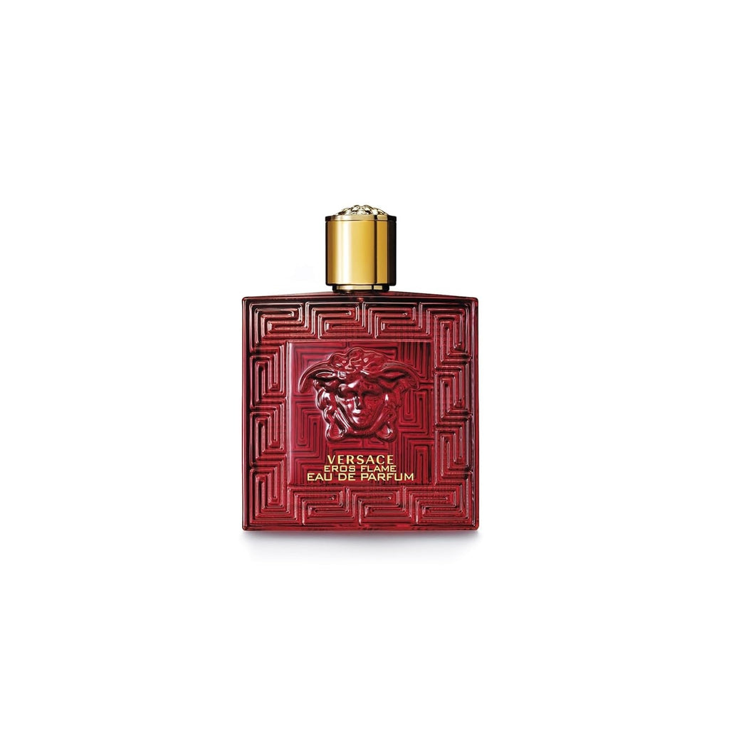 Versace Eros Flame Eau De Parfum Spray 3.4 oz / 100ml – Spicy Woody Men’s Luxury Cologne, Long-Lasting Fragrance