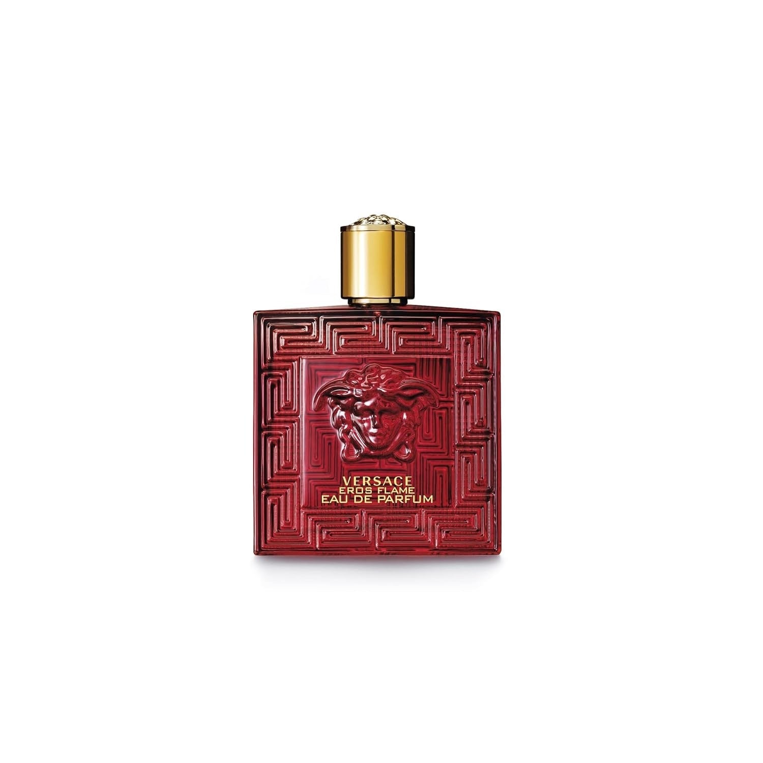 Versace Eros Flame Eau De Parfum Spray 3.4 oz / 100ml – Spicy Woody Men’s Luxury Cologne, Long-Lasting Fragrance